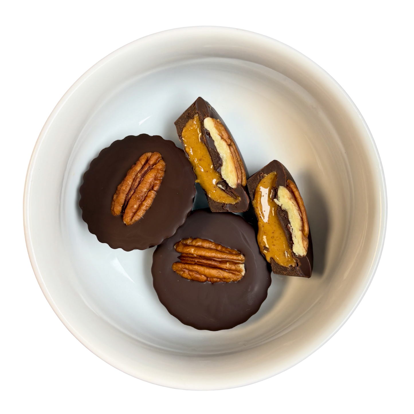 Chocolate Peanut Butter & Pecan Cups