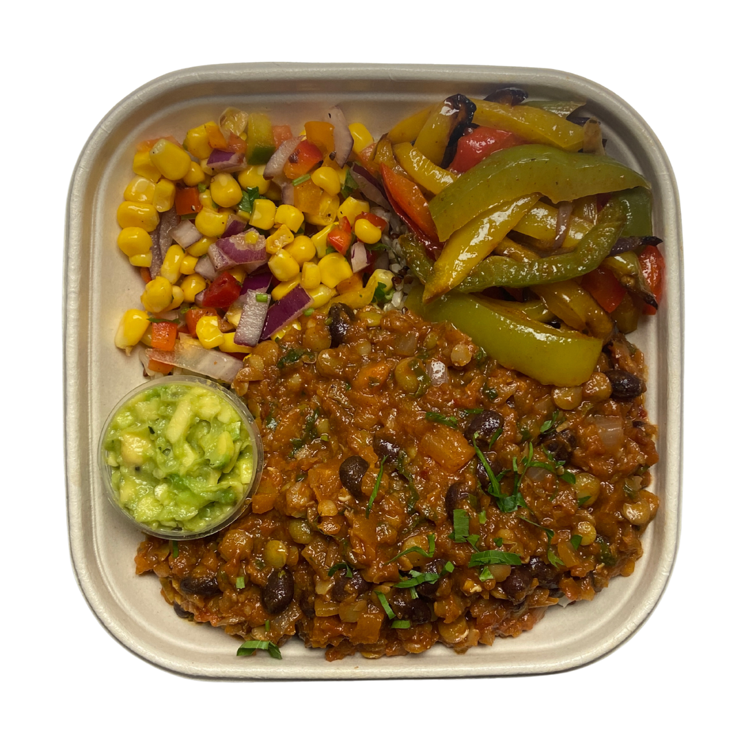 Slow Cooked Lentil & Black Bean Chilli (Vegan)