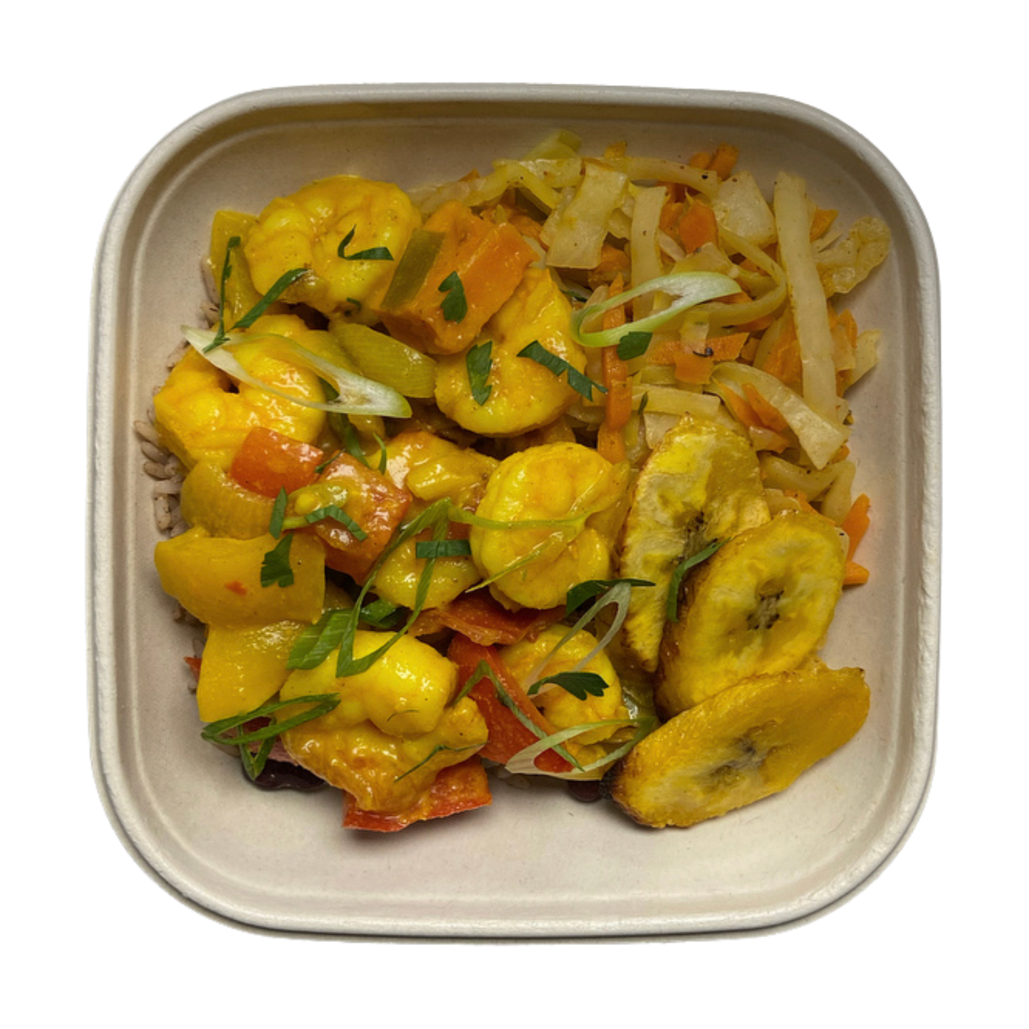 Caribbean Curry King Prawns
