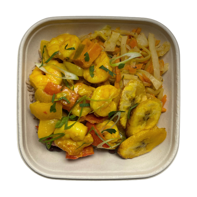 Caribbean Curry King Prawns
