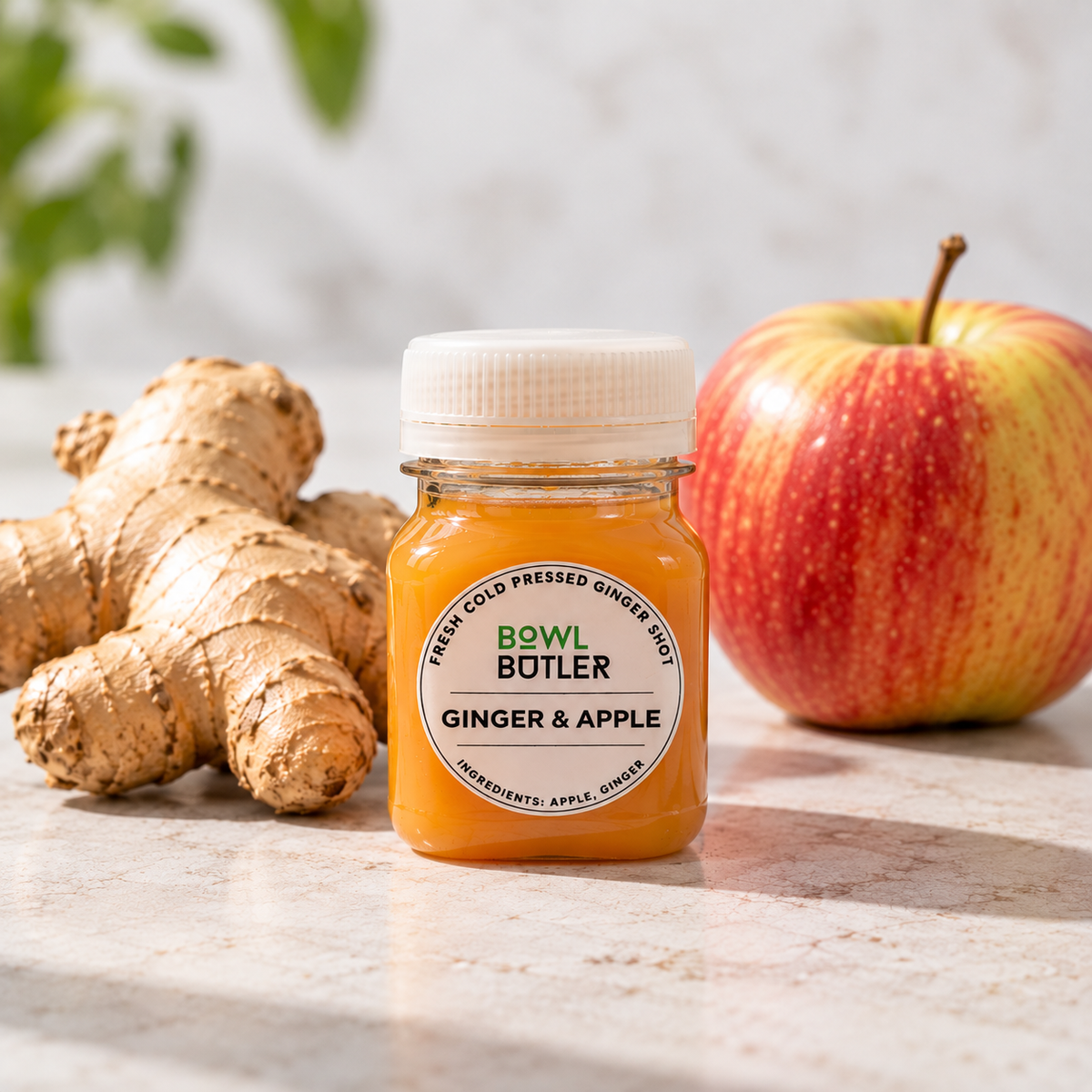 Cold-Pressed Ginger & Apple Shot