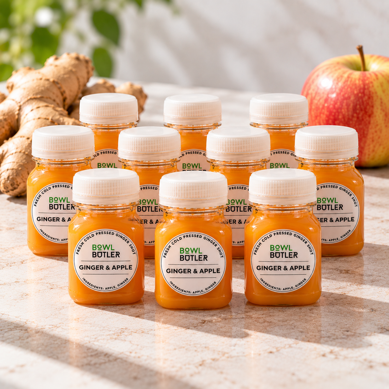 10 Shot Big Bundle - Cold-Pressed Ginger & Apple Shot