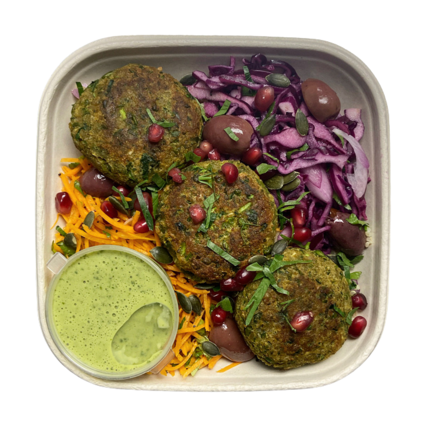 Middle Eastern Falafel Buddha Bowl (Vegan)