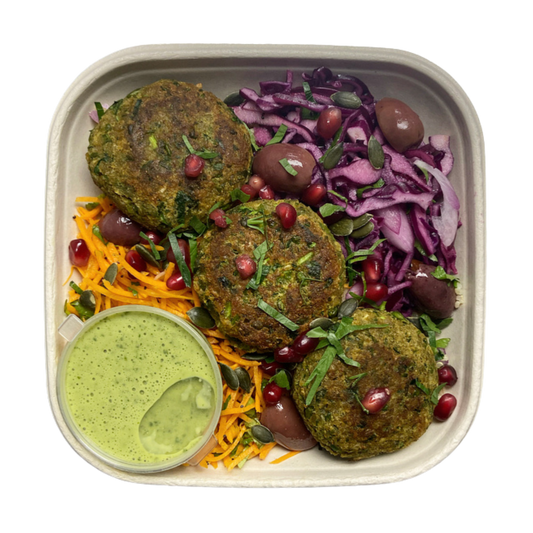 Herby Falafel Buddha Bowl (Vegan)