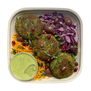 Herby Falafel Buddha Bowl (Vegan)