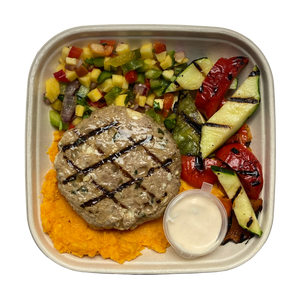 Grilled Turkey & Feta Burger