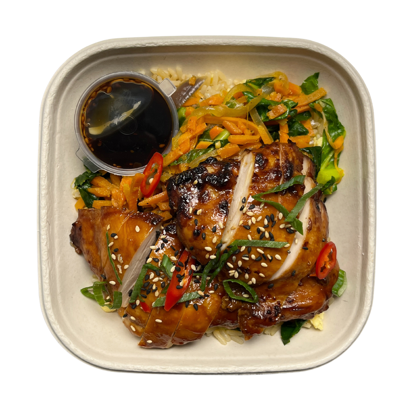 Teriyaki Chicken with Egg Fried Rice