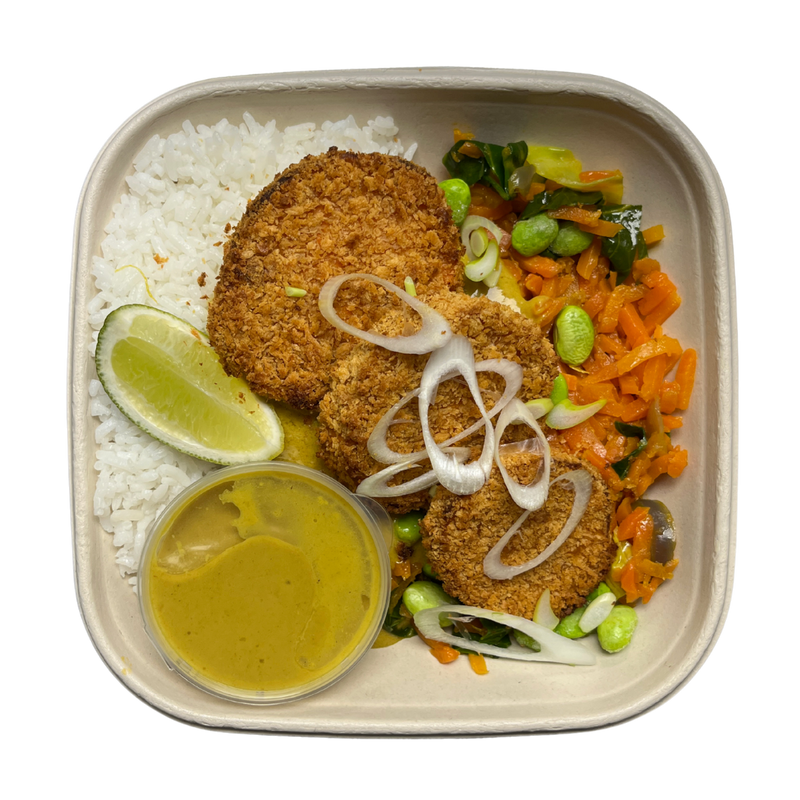 Katsu Sweet Potato with Jasmin Rice (Vegan)