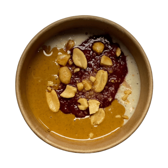 PB & J Protein Oats (Vegan)
