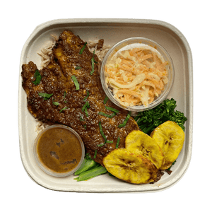 Jerk Sea Bass with Creamy Slaw