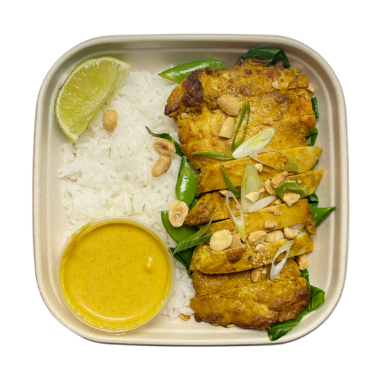 Thai Yellow Peanut Chicken Thighs